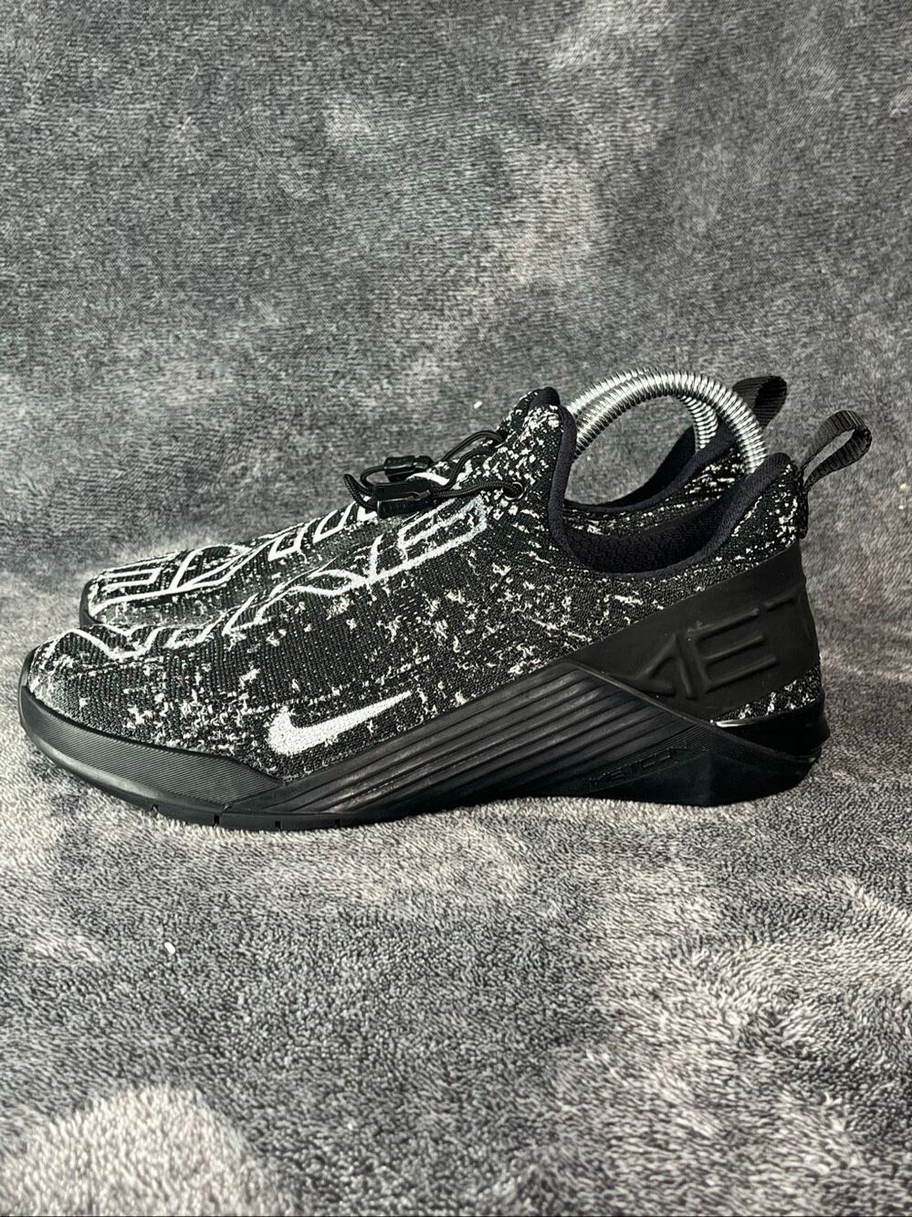 Nike React Metcon Mens 6.5 Womens 8 Black White Training Shoes BQ6044-010